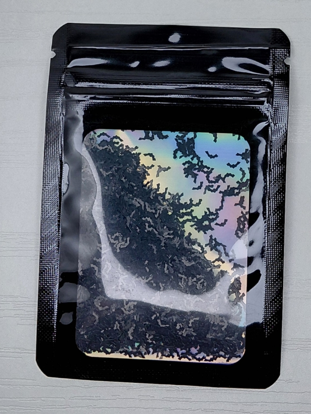 Mixed Nail Stickers & Press-On Nails Set - Black, White, Pink, Holographic - Picture 7 of 11